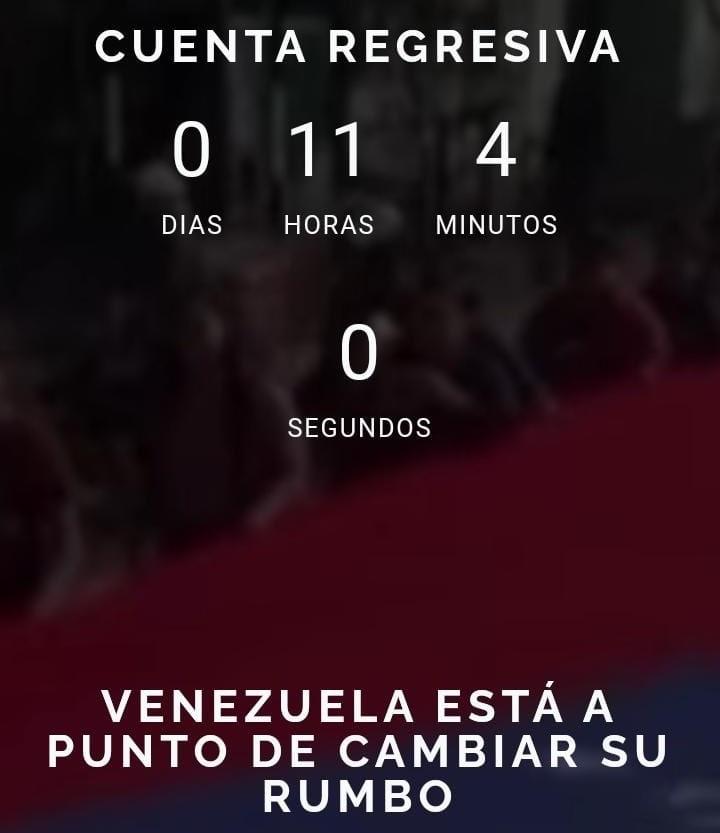 El reloj de "Ya casi Venezuela" se acabará ¿Qué se sabe del sitio? T13